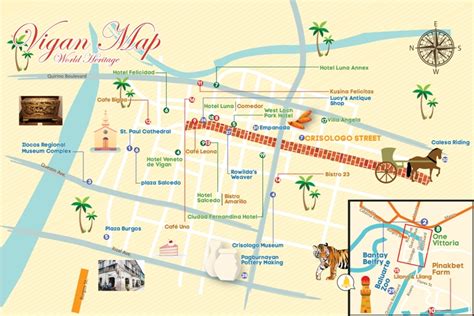 map of vigan city ilocos sur